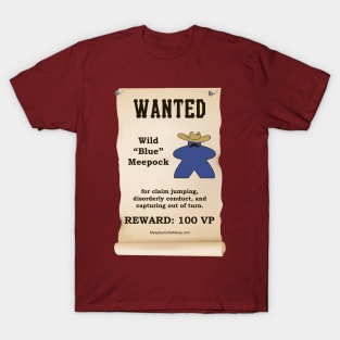 Wanted Blue T-Shirt